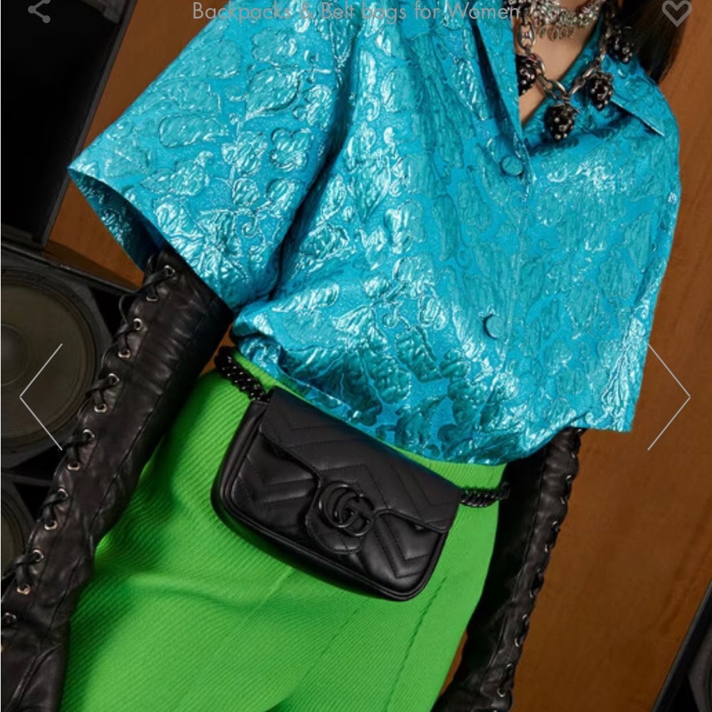 BRAND NEW GUCCI belt bag. Use as a clutch, short crossbody or shoulder bag - Picture 9 of 13